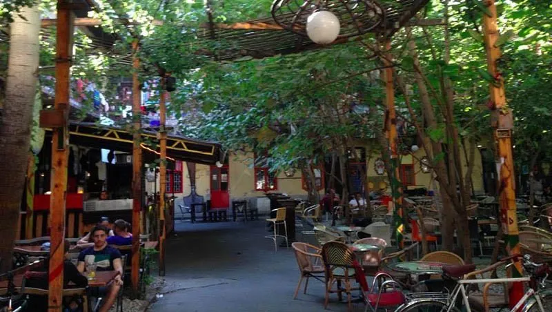 Garden courtyard at Grandio Jungle Grill Bar